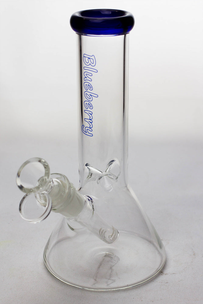 8" Blueberry glass beaker water bong ( N8040 ) Glass Bong ONE Blue