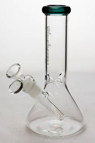 8" Blueberry glass beaker water bong ( N8040 ) Glass Bong ONE Teal