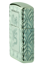 Zippo 49054 Armor High Polish Elegant Dragon- - One Wholesale