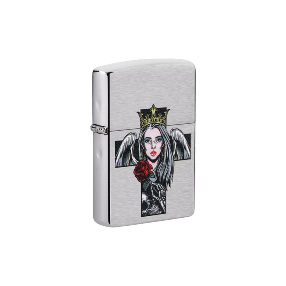 Zippo 49262 Angel and Skull Design