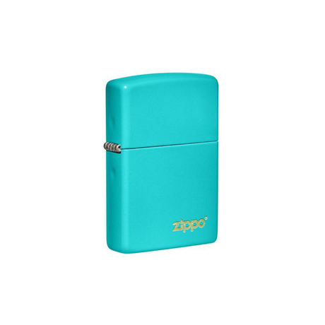 Zippo 49454ZL Classic Flat Turquoise Zippo Logo