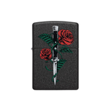 Zippo 49778 Rose Dagger Tattoo Design