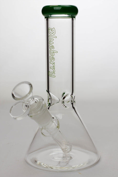 8" Blueberry glass beaker water bong ( N8040 ) Glass Bong ONE Jade