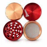 63mm 4-Piece Hourglass Metal Grinder – 6-Piece Display Display Pack Super Supplys Inc