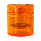 63mm Rainbow Flower 4-Part Plastic Grinder – 12 PCS Display Display Pack Super Supplys Inc