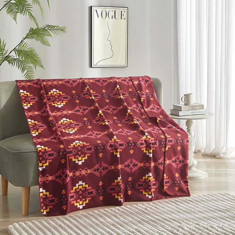 Nu Trendz | Solstice Pattern Polar Fleece Blanket-Assorted Box of 24 [0138] Blanket Canadian Distributor