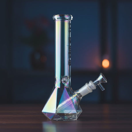 Xtreme | 10″ Metallic Terminator Finish Orion Beaker Base Glass Bong [XTR-MY008] – Box of 12 Glass Bong Canadian Distributor