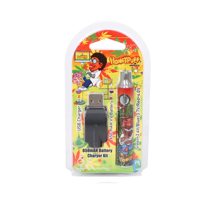 HoneyPuff | Power Toon Fast-Charge 510 Battery Display of 12 – Variable Voltage [P1336] 510 Battery Canadian Distributor