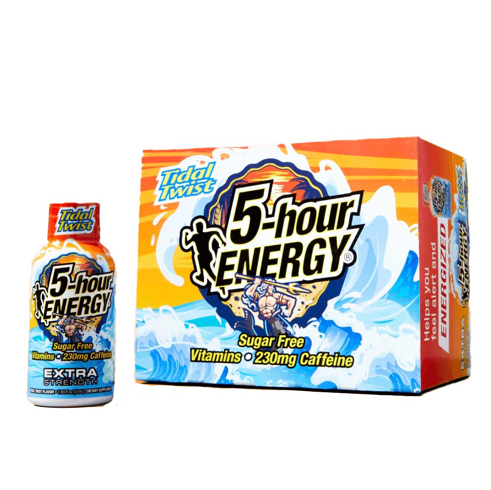 How Many 5-hour Energies Can I Drink In A Day Tidal Twist Extra Strength 5-hour ENERGY Drink – JJ Trading Inc.