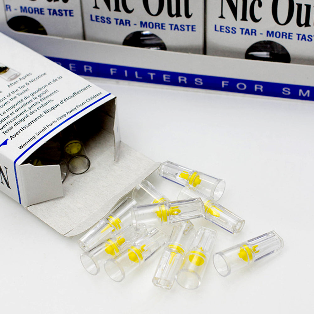 NicOut Cigarette Filters Box of 20 Filter Tip LEHIGH WHOLESALE