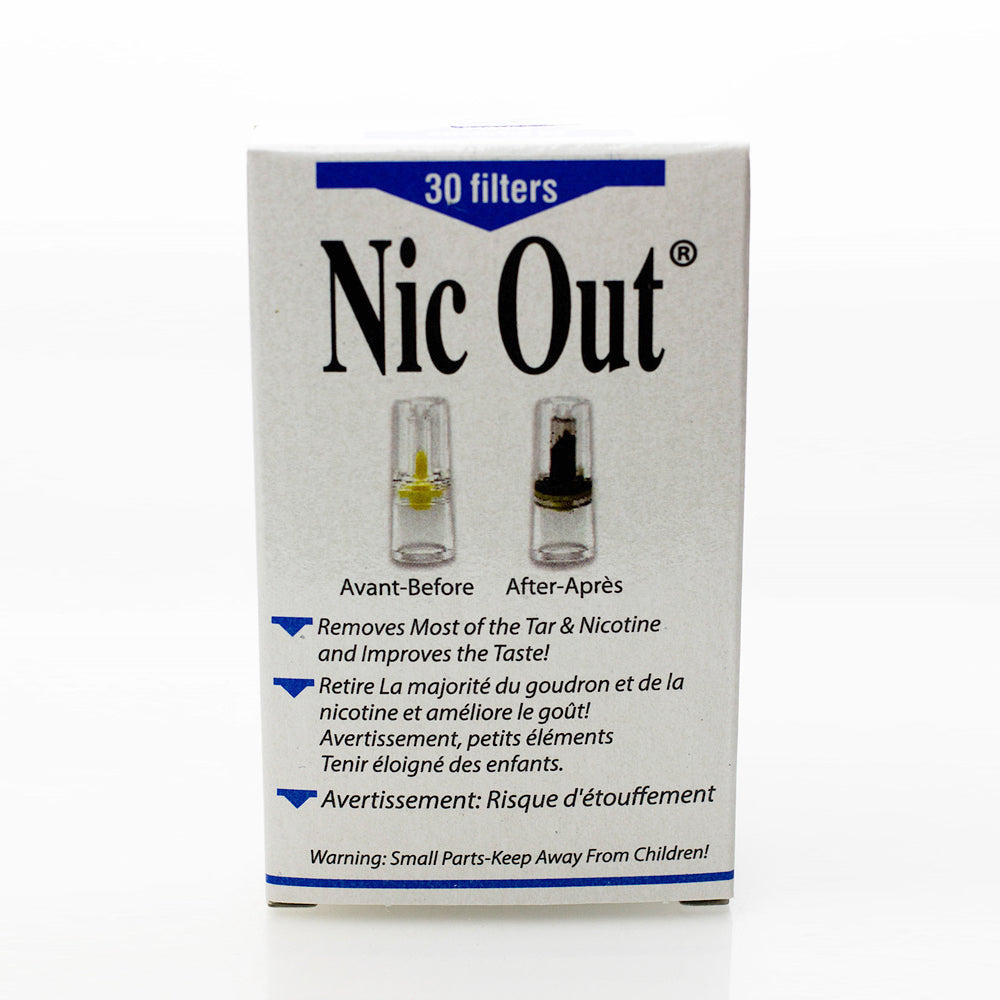 NicOut Cigarette Filters Box of 20 Filter Tip LEHIGH WHOLESALE