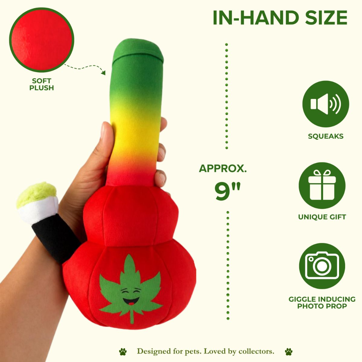 Bo da Bong | 420 Dog Toy & Collectible Plush For Pet PAW20