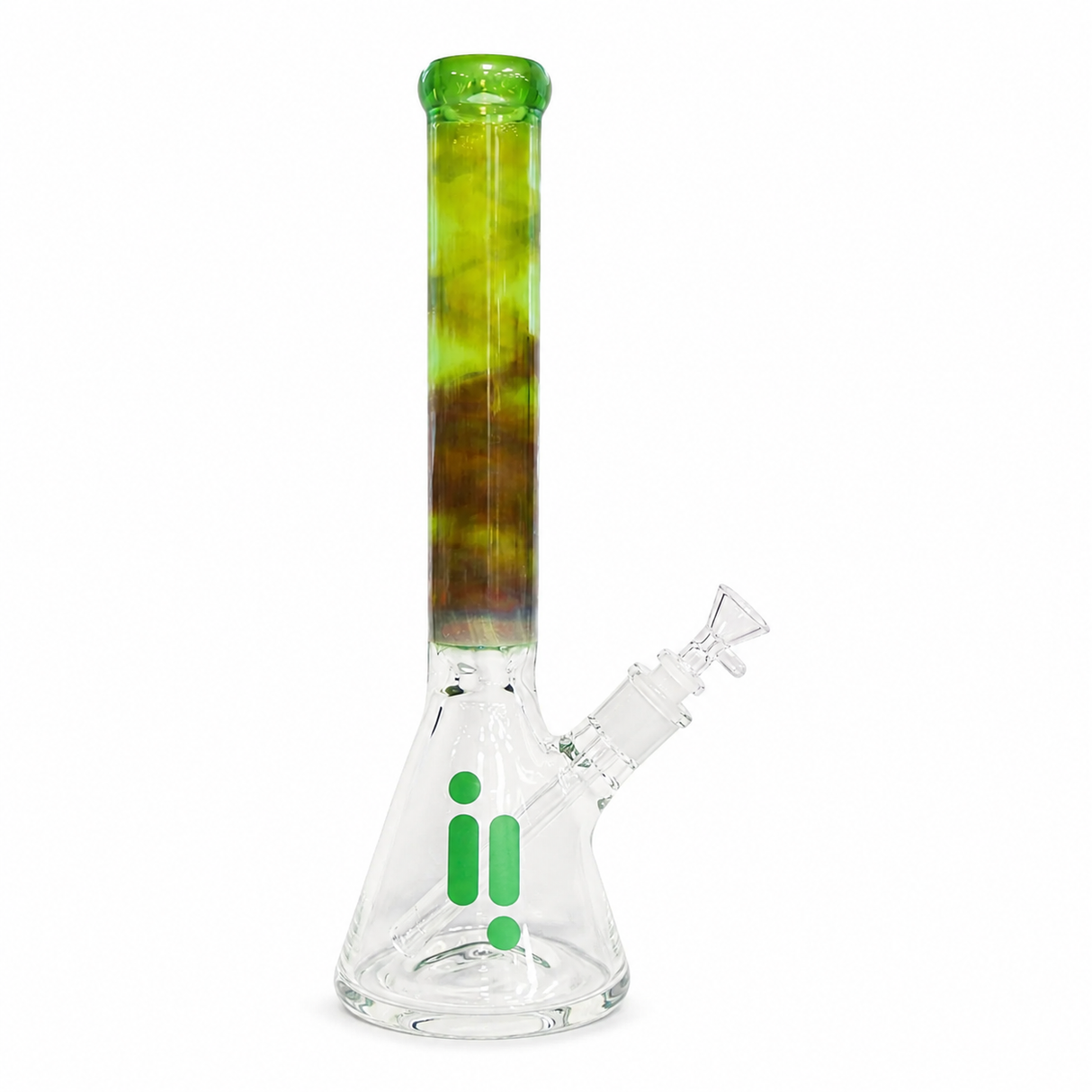 Infyniti | 16" 7mm Branded Glass Beaker Bong with Tornado Perc [GP1650]