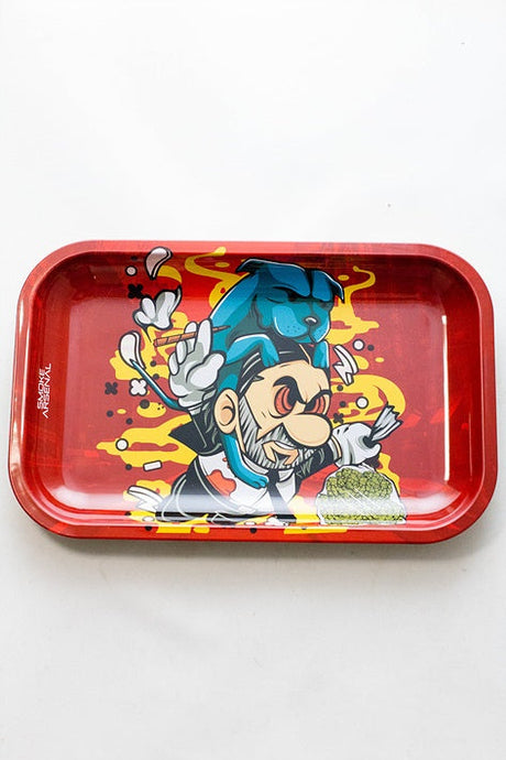 Smoke Arsenal Rolling Medium Tray-John Weed - One Wholesale