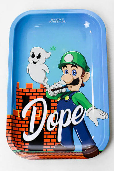 Smoke Arsenal Rolling Medium Tray-Dope - One Wholesale