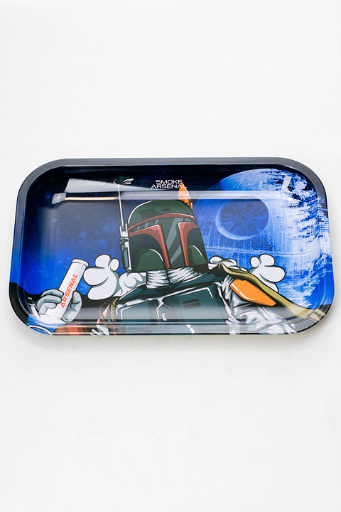 Smoke Arsenal Rolling Medium Tray-Bubba Fett OG - One Wholesale