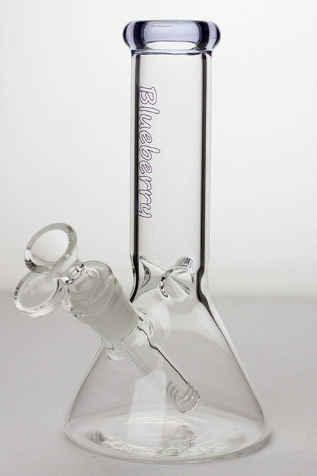 8" Blueberry glass beaker water bong ( N8040 ) Glass Bong ONE Purple
