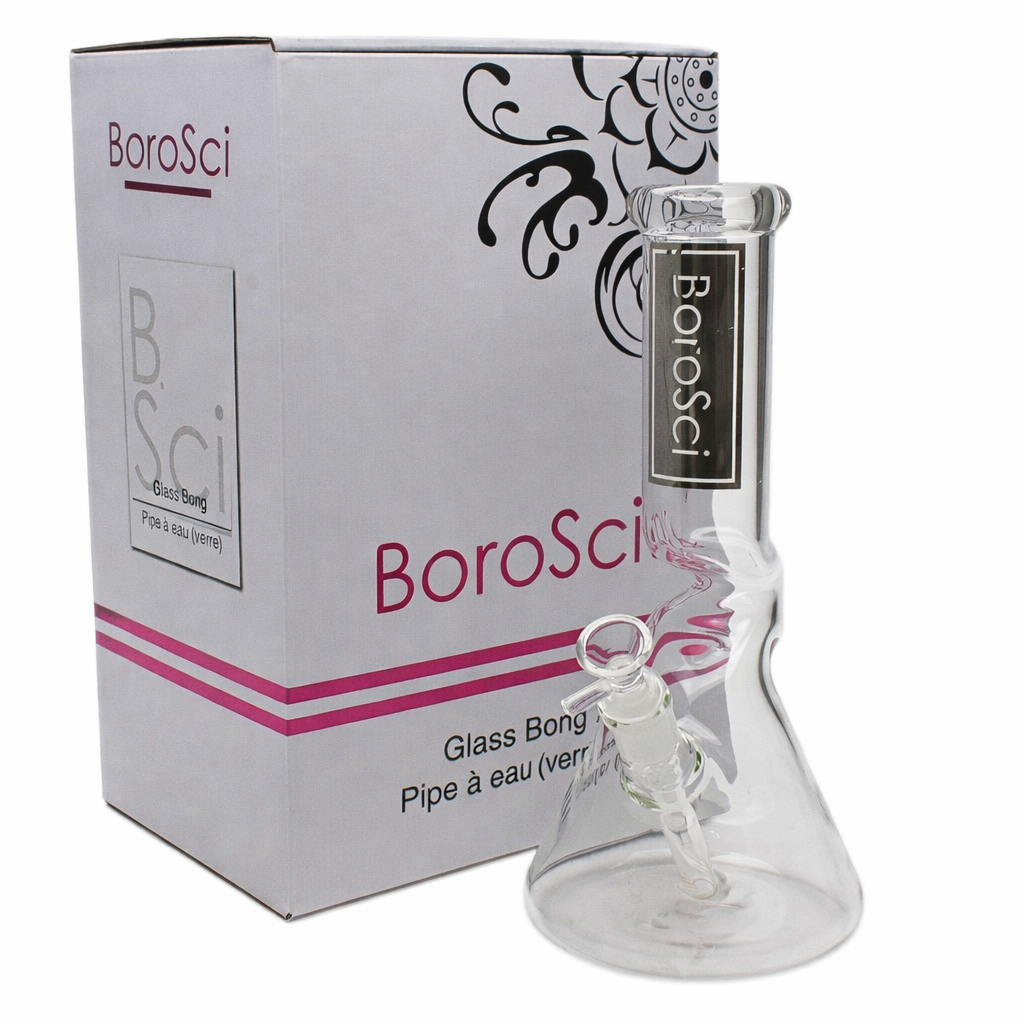 BoroSci | 12" Zong Beaker Glass Bong Glass Bong Maq Distributors