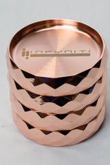 Infyniti 4 parts metal herb grinder ( GR7506 ) Regular Grinder ONE Rose Gold