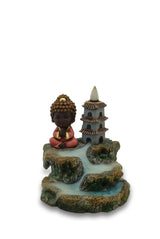 Zenn | Backflow Incense Burner Incense Holder SunGlow Baby Buddha With Temple