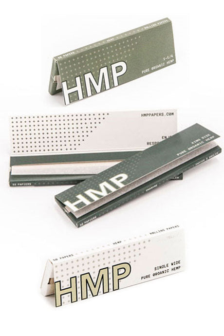 HMP | Organic Hemp rolling paper - 25 packs 1 - 1/4" Size LEHIGH WHOLESALE