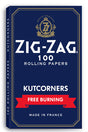 Zig Zag Free burning Blue Papers Kutcorners- - One Wholesale