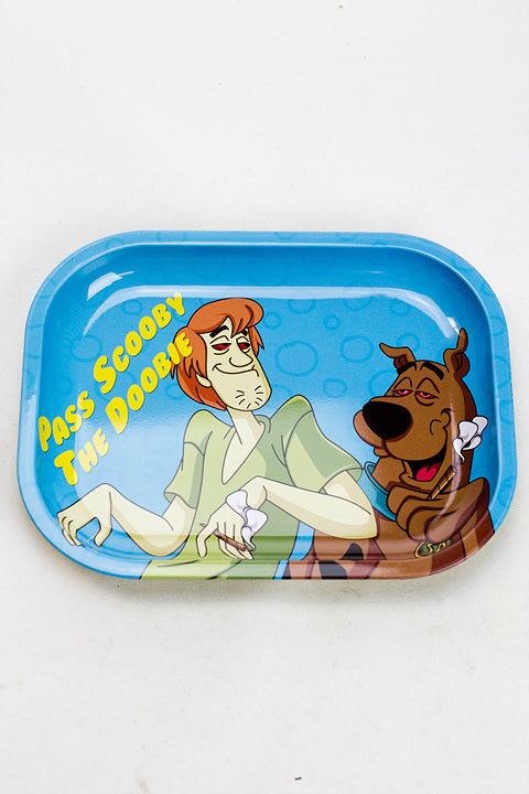 Smoke Arsenal Mini Rolling Tray-Pass Scooby the doobie - One Wholesale