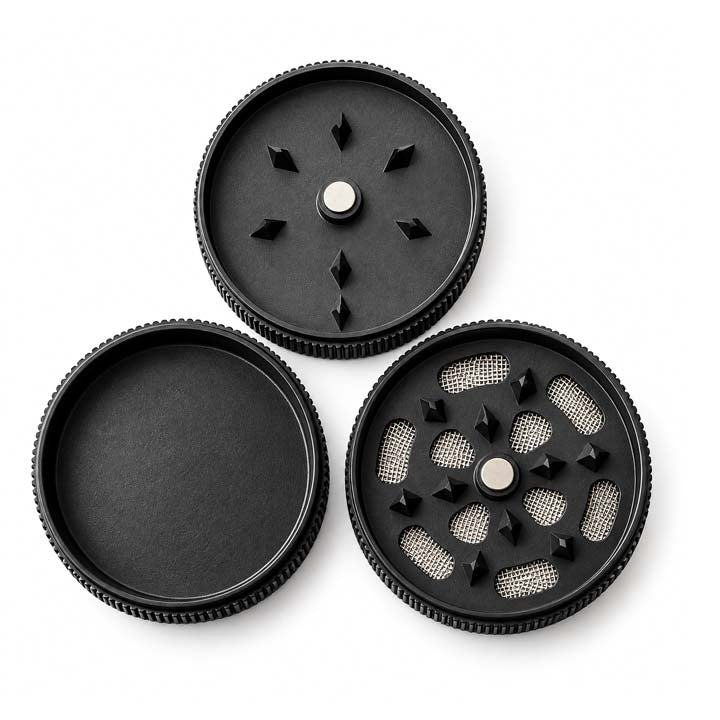 1-1/4" Psychedelic Mandala Pocket Herb Grinder – 24PCS Display Display Pack Super Supplys Inc
