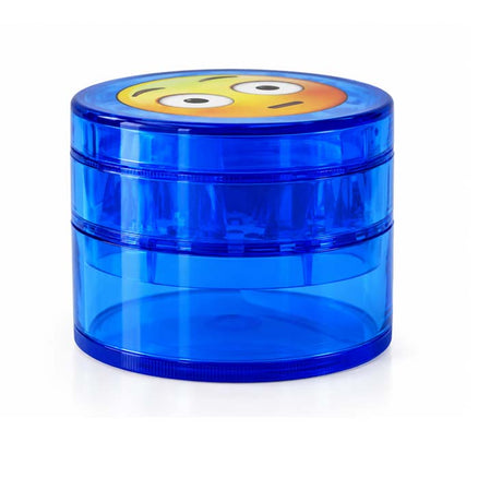 55mm Emoji Design 3-Part Plastic Grinder – 24 PCS Display Display Pack Super Supplys Inc