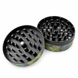 63mm Cartoon Jungle 4-Part Metal Grinder – 6 Assorted Designs Display Pack Super Supplys Inc