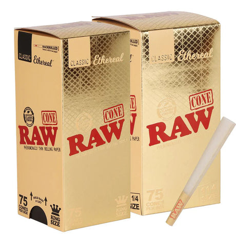 Raw | Ethereal Cones 75 Pre-rolled Cone (Bulk / Tower) ONE