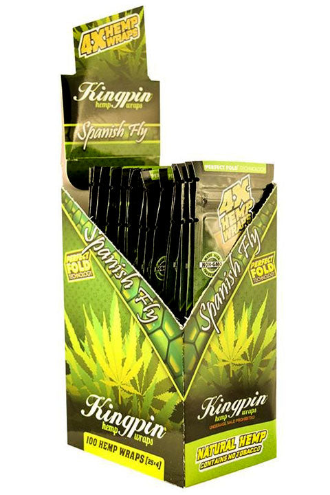 Kingpin Hemp Wraps-Spanish Fly - One Wholesale