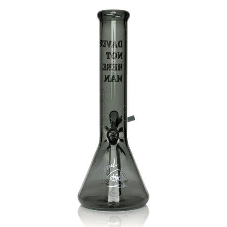 Cheech & Chong® Glass | 10" Dave's Not Here, Man Beaker Base Water Pipe [CC159] Glass Bong Smoking Cat Distribution