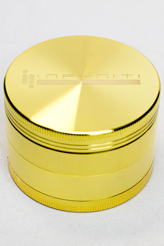 Infyniti 4 parts metal herb grinder ( GR6345 ) Regular Grinder ONE Gold