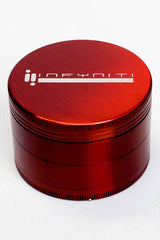 Infyniti 4 parts metal herb grinder ( GR6345 ) Regular Grinder ONE Red