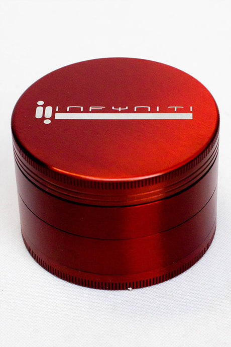 Infyniti 4 parts metal herb grinder ( GR6345 ) Regular Grinder ONE Red