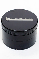 Infyniti 4 parts metal herb grinder ( GR6345 ) Regular Grinder ONE Black