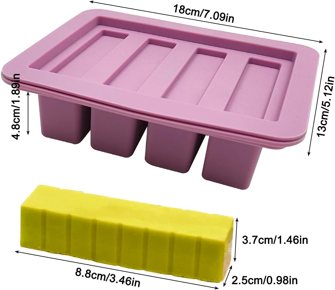 Silicone Butter Mold with Lid [K058]