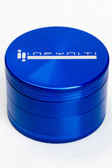 Infyniti 4 parts metal herb grinder ( GR6345 ) Regular Grinder ONE Blue