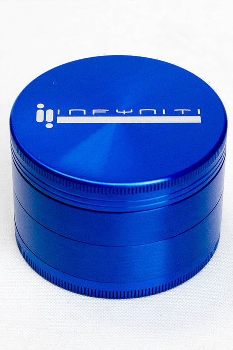 Infyniti 4 parts metal herb grinder ( GR6345 ) Regular Grinder ONE Blue