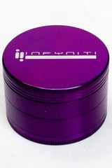 Infyniti 4 parts metal herb grinder ( GR6345 ) Regular Grinder ONE Purple