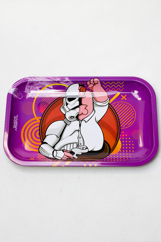 Smoke Arsenal Medium Rolling Tray-Budtrooper - One Wholesale