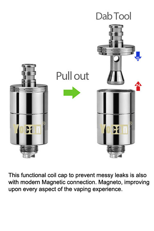 Yocan Magneto coil & Cap- - One Wholesale