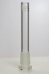 Glass open ended 6 slits downstem Downstem · Bowlstem ONE 4 3/4 Inches