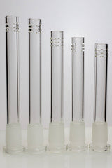 Glass open ended 6 slits downstem Downstem · Bowlstem ONE