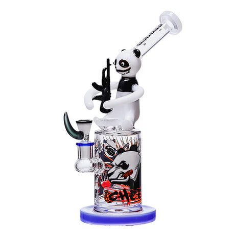 Cheech | 11" The Panda Bong CHE-331 Glass Bong Smoking Cat Distribution