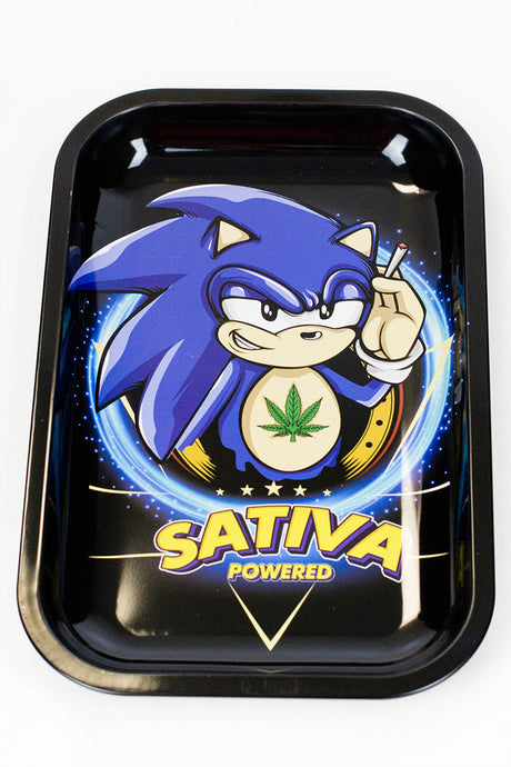 Smoke Arsenal Medium Rolling Tray-New-Sativa Powered - One Wholesale