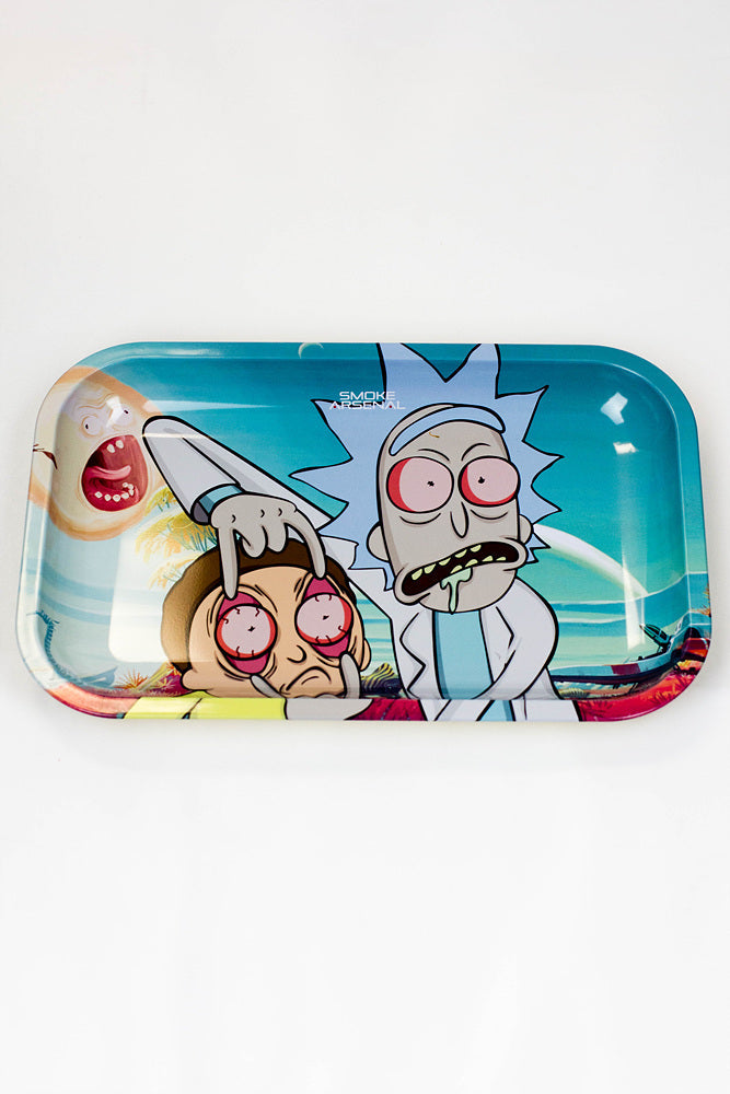 Smoke Arsenal Medium Rolling Tray-New-Riggity Wrecked - One Wholesale