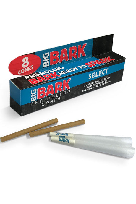 BigBark Slow burning rice Pre-rolled Cones- - One Wholesale