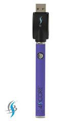 350 mAh Twist Control Vape Battery with USB charger-Purple - One Wholesale